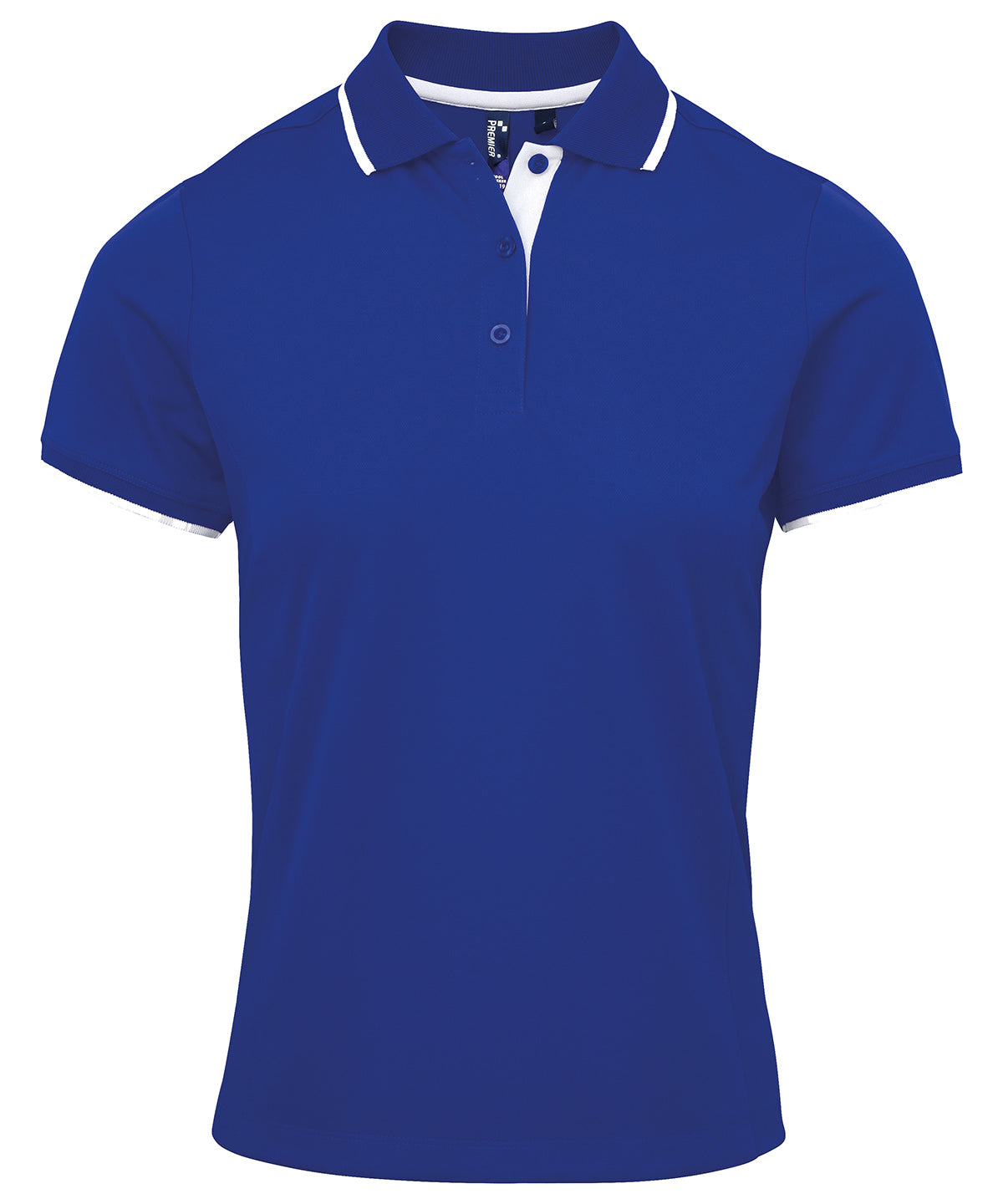 Contrast Coolchecker Womens Polo Shirt with Side Panels