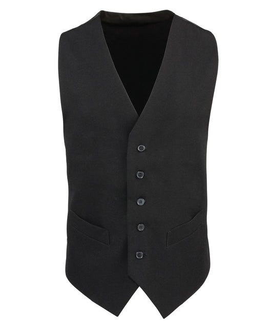 Contemporary Style 5Button Polyester Waistcoat for Men