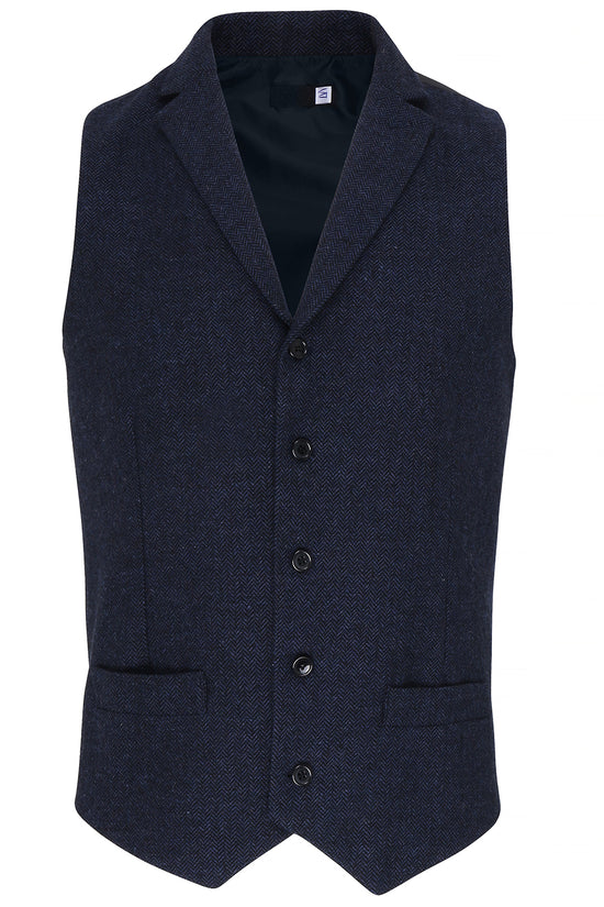 Mens Premier Herringbone Waistcoat Workwear Apron