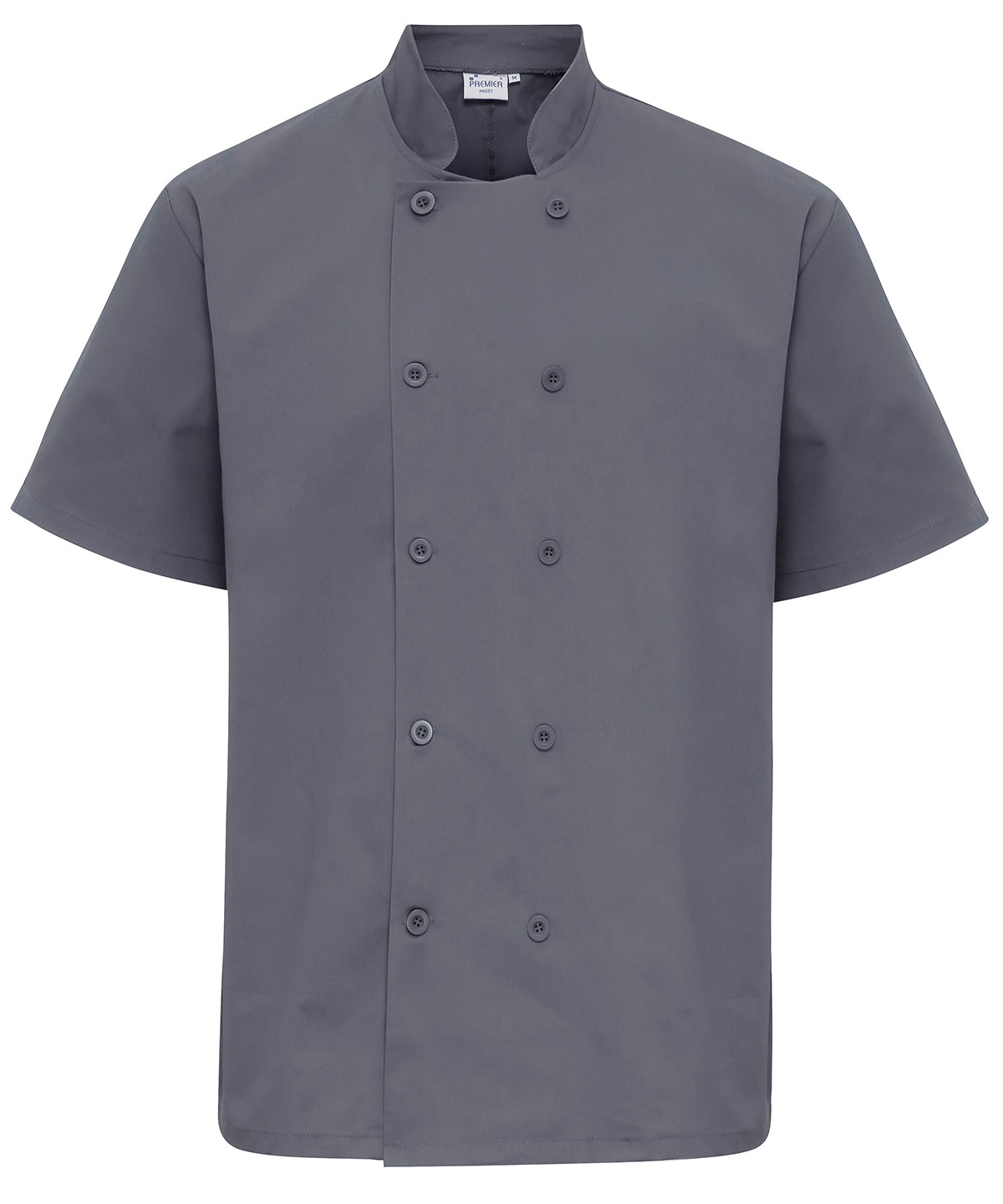 Short Sleeve Chefs Jacket for Male Chefs in Plus Sizes