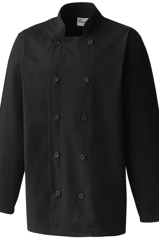 Premier Long Sleeve Chefs Jacket for Male Chefs in Plus Sizes