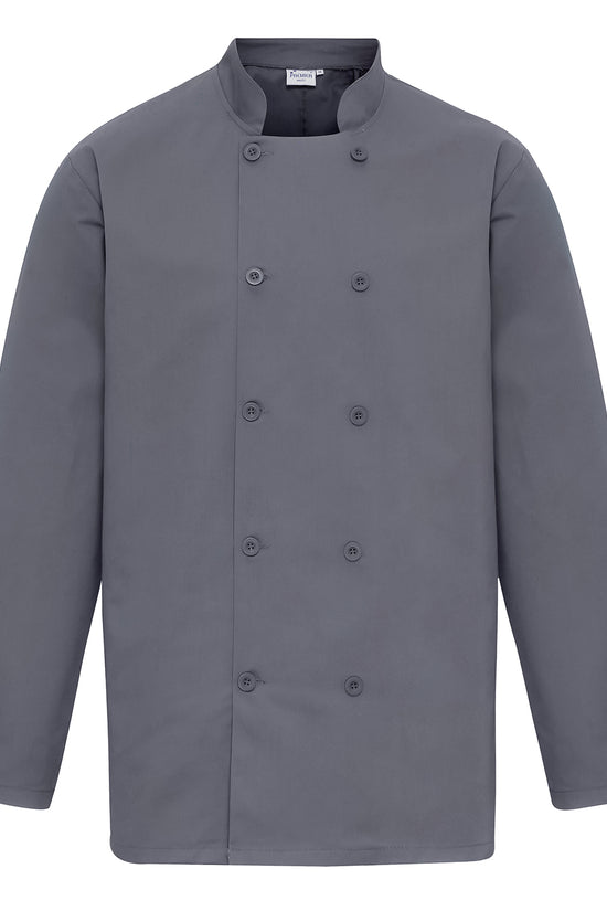 Premier Long Sleeve Chefs Jacket for Male Chefs in Plus Sizes