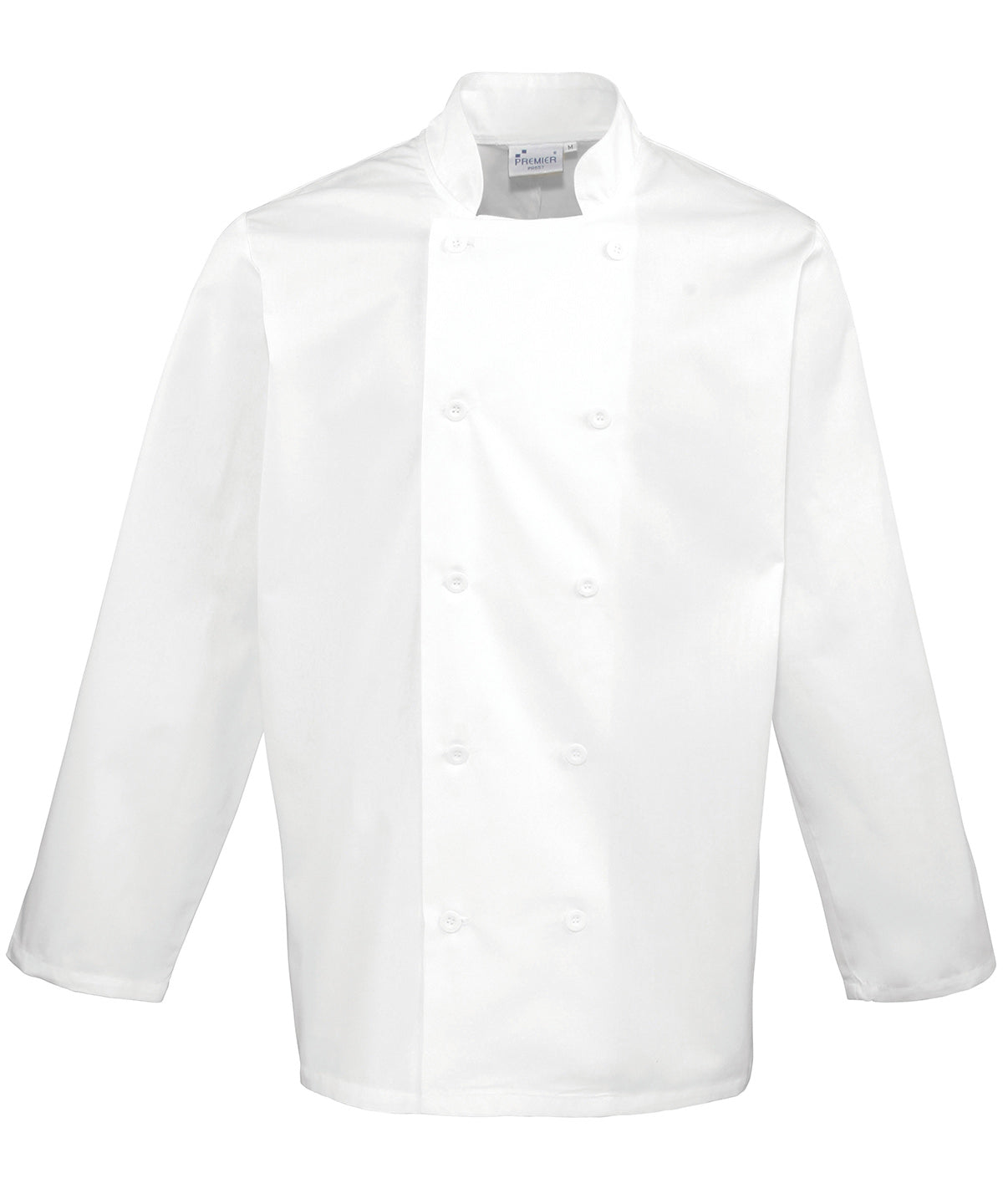 Premier Long Sleeve Chefs Jacket for Male Chefs in Plus Sizes