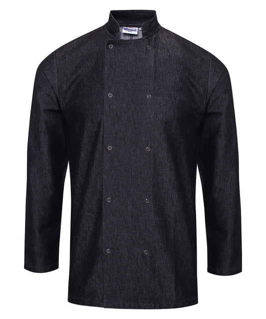 Premier Denim Chefs Jacket Unisex Adult Plus Sizes