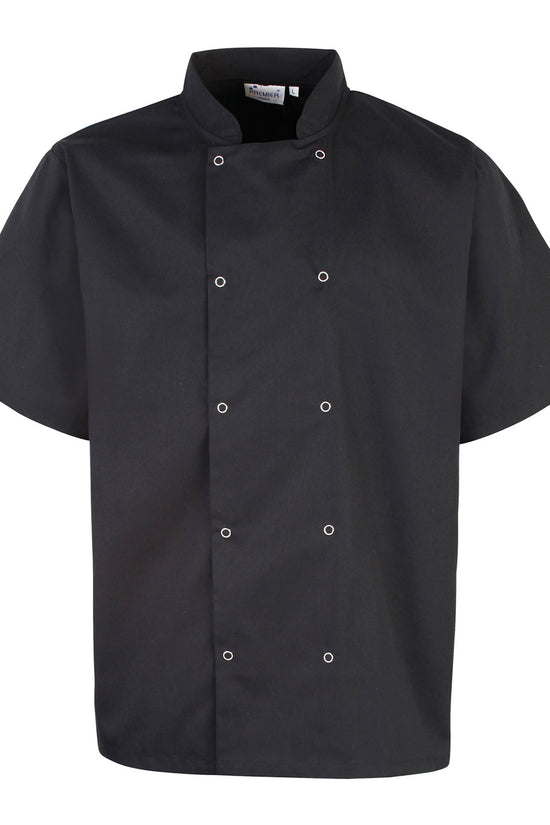 Premier Studded Short Sleeve Chef Jacket for Men