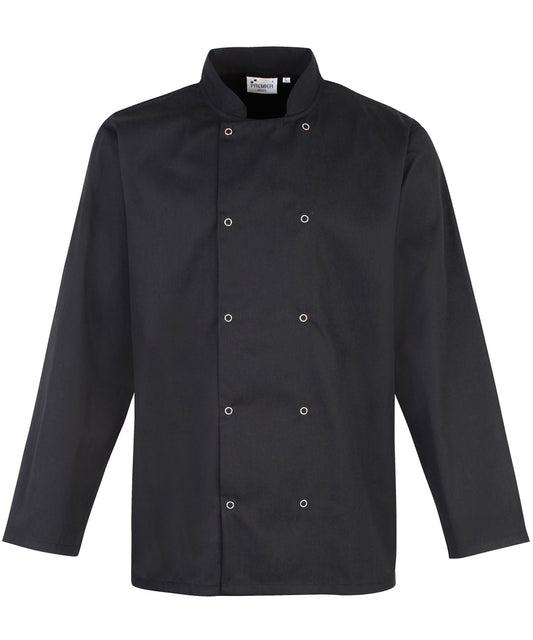 Premium Studded Long Sleeve Chef Jacket Male Adult
