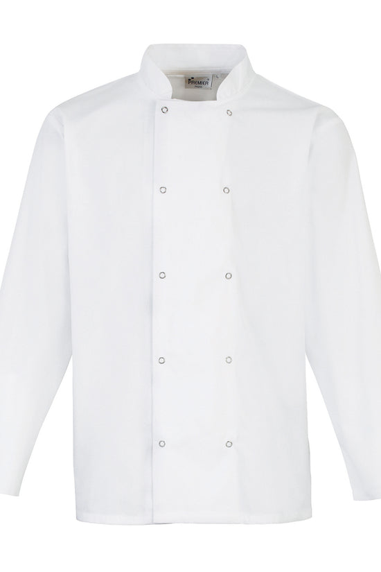Premium Studded Long Sleeve Chef Jacket Male Adult