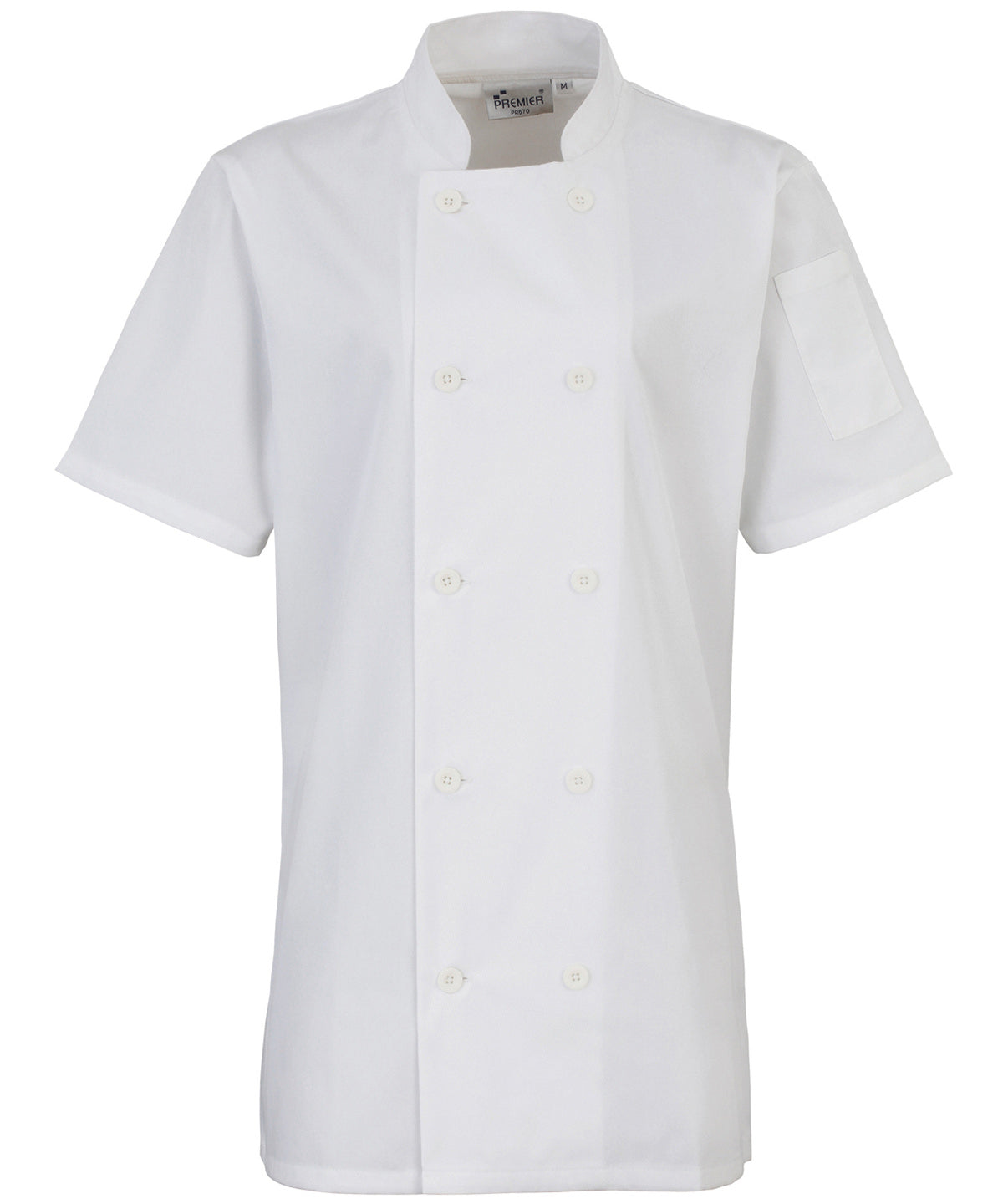 Womens Short Sleeve Chefs Jacket Premier Chef Wear