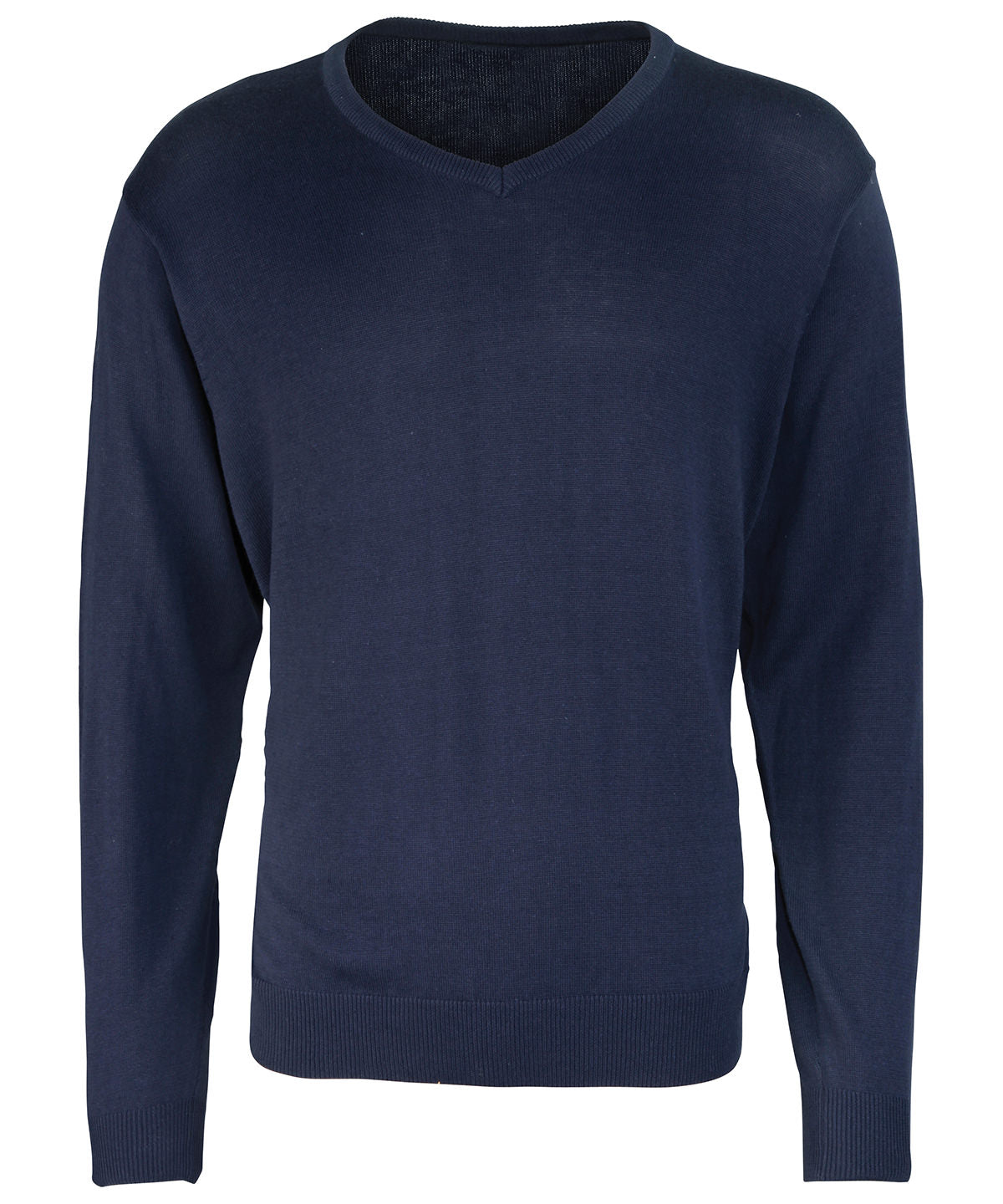 Mens Premier VNeck Knitted Sweater Plus Sizes