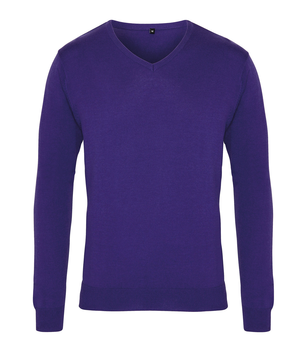 Mens Premier VNeck Knitted Sweater Plus Sizes