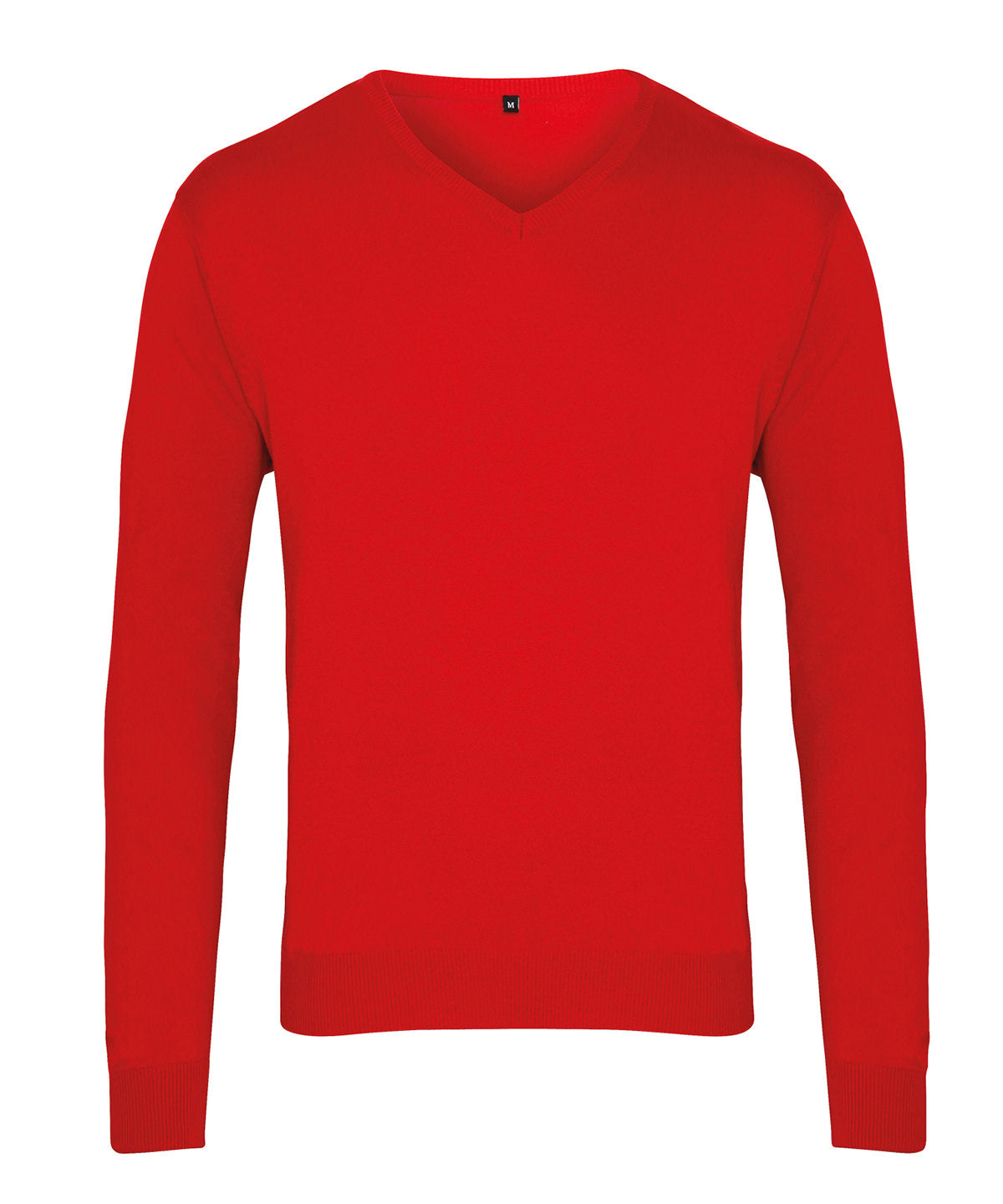 Mens Premier VNeck Knitted Sweater Plus Sizes