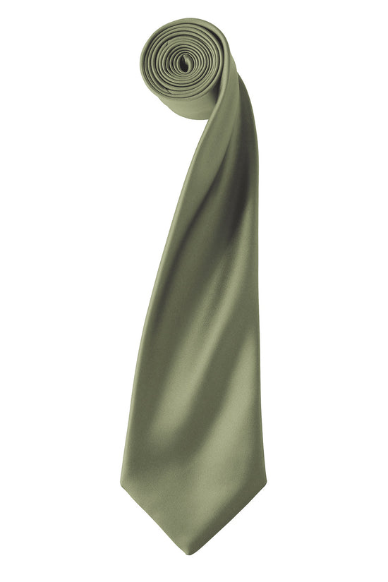 Premier Colours Satin Tie Unisex Adult Apron Shirt Collection