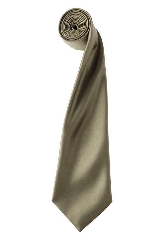 Premier Colours Satin Tie Unisex Adult Apron Shirt Collection