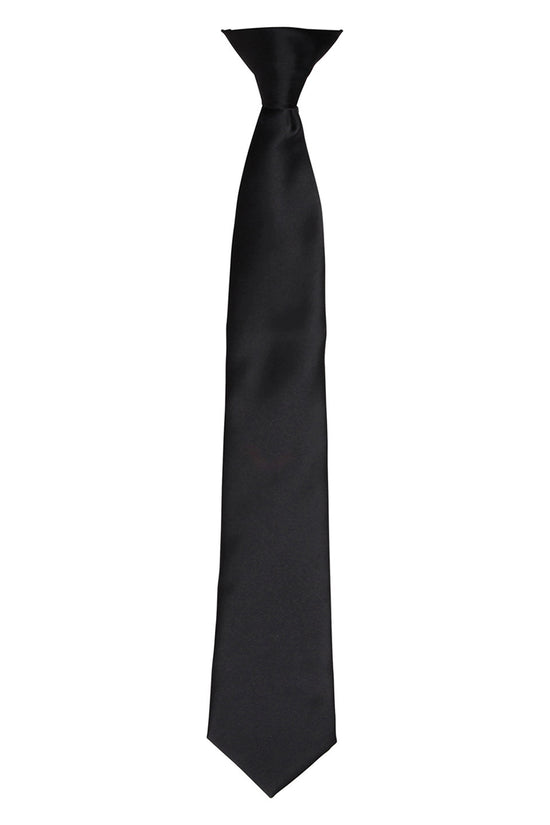 Premier Colours Satin ClipOn Tie for Unisex Adults
