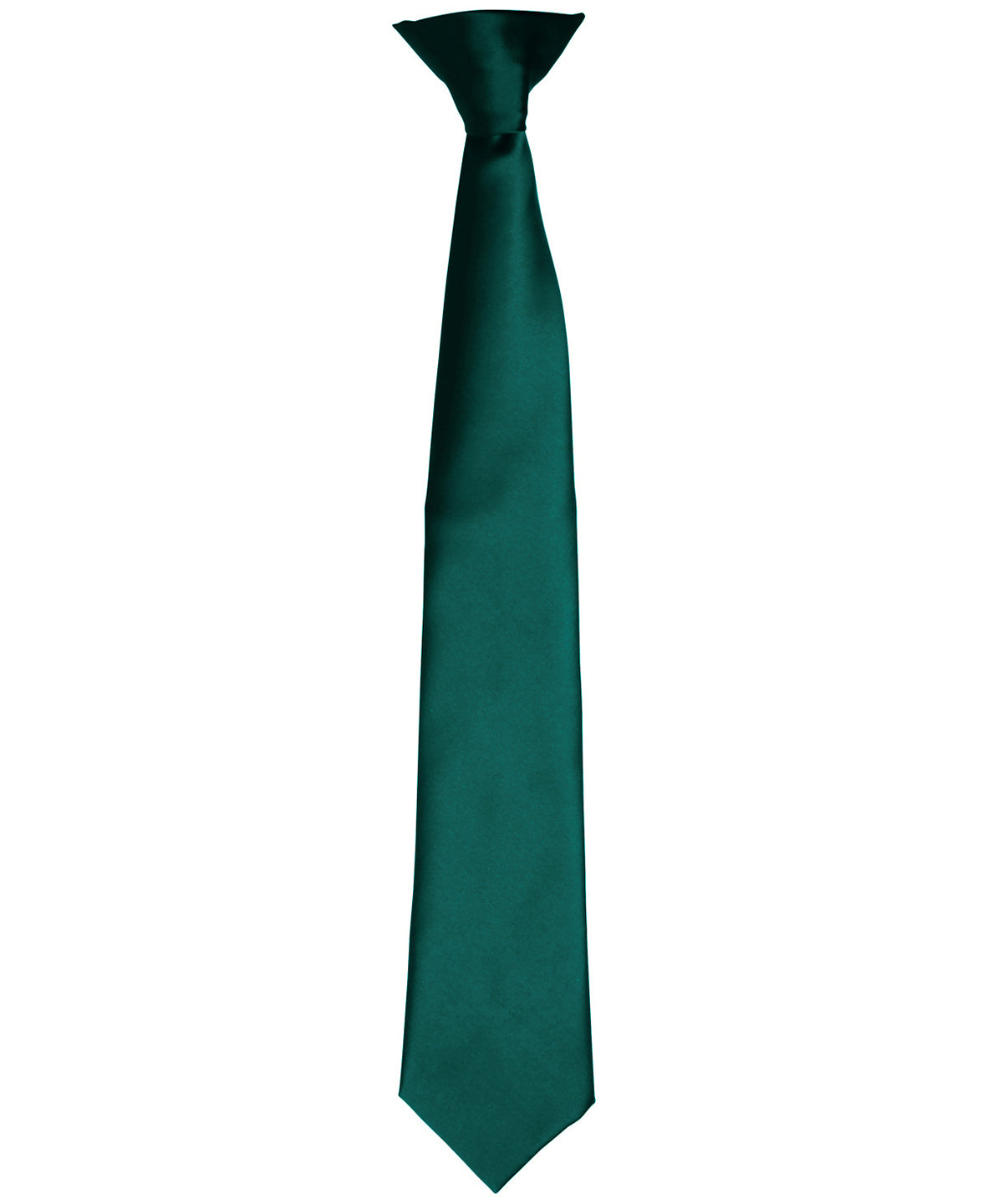 Premier Colours Satin ClipOn Tie for Unisex Adults