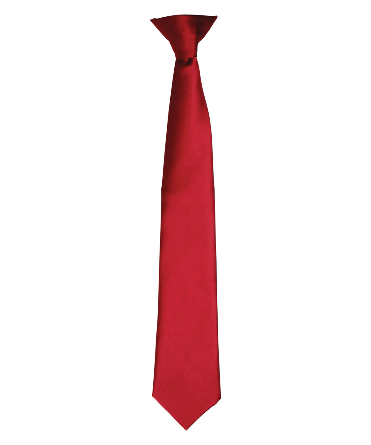 Premier Colours Satin ClipOn Tie for Unisex Adults