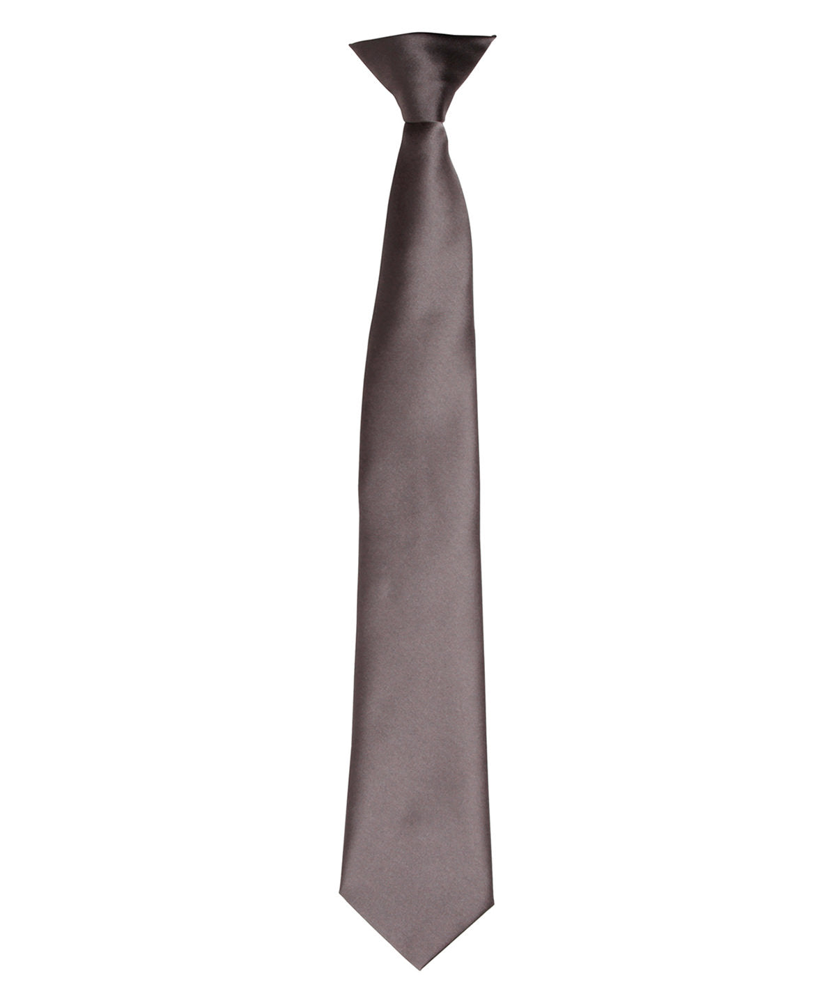 Premier Colours Satin ClipOn Tie for Unisex Adults
