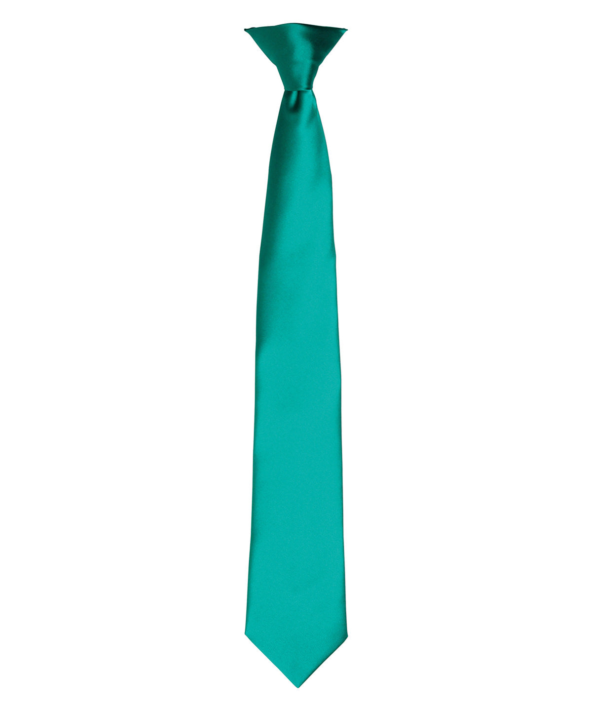 Premier Colours Satin ClipOn Tie for Unisex Adults