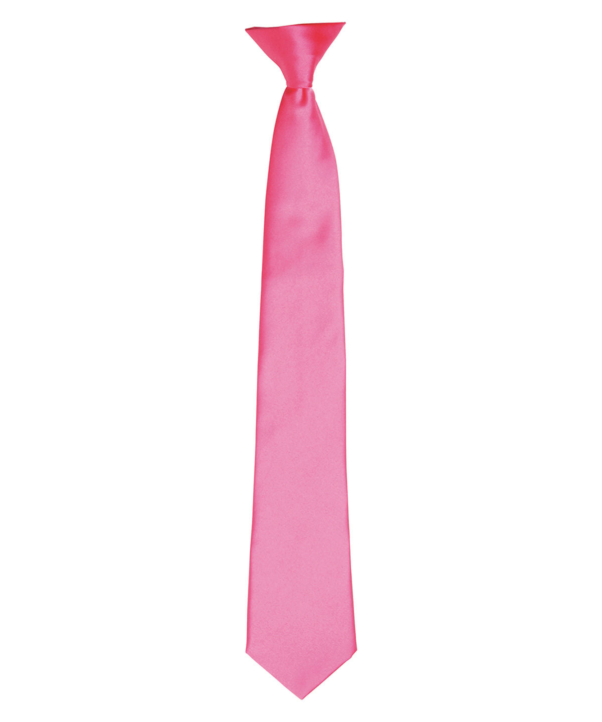 Premier Colours Satin ClipOn Tie for Unisex Adults