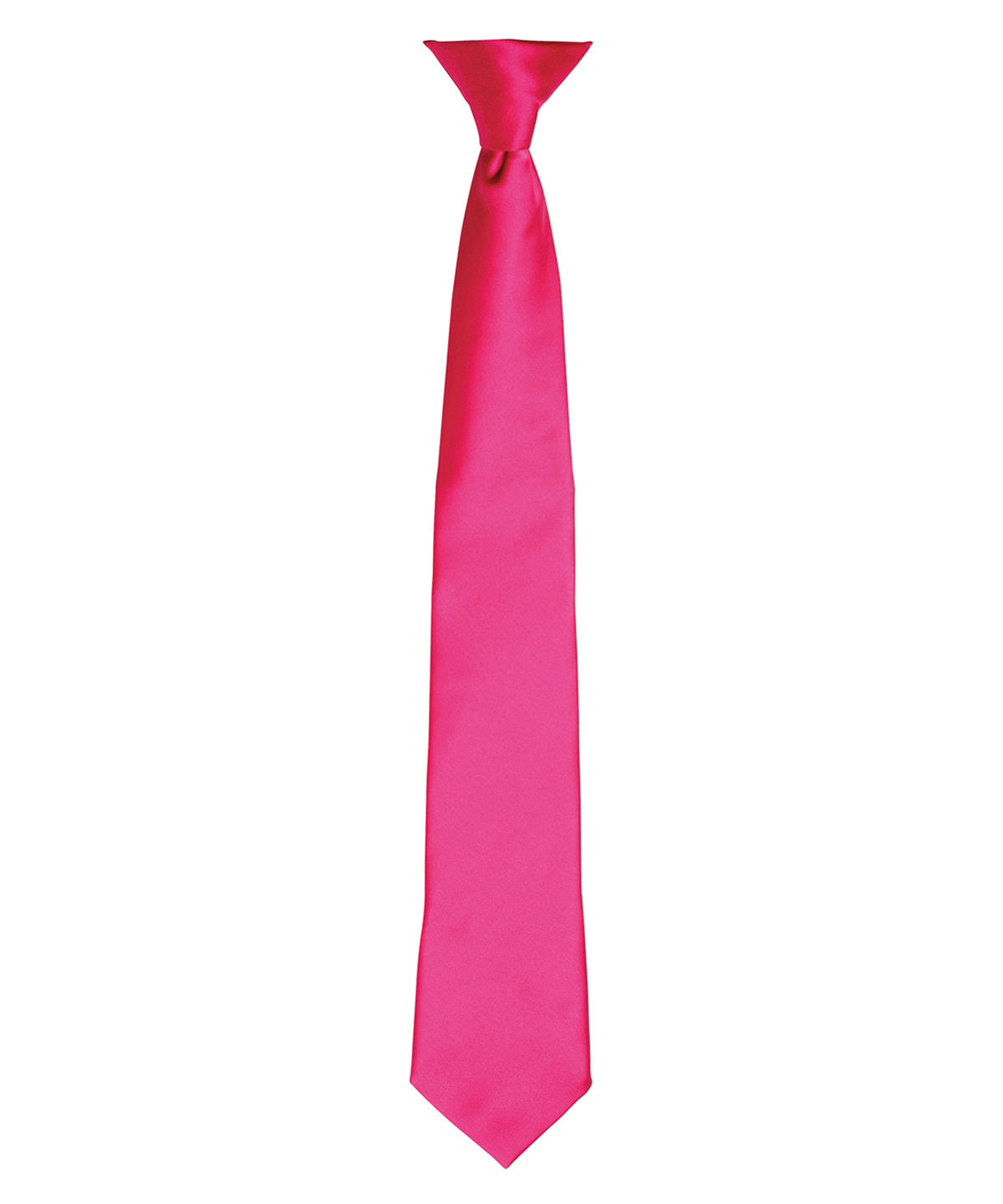 Premier Colours Satin ClipOn Tie for Unisex Adults