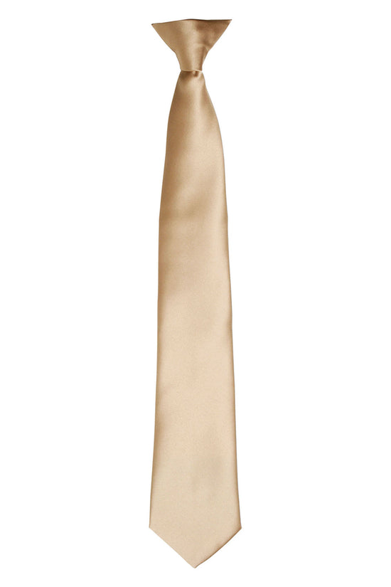 Premier Colours Satin ClipOn Tie for Unisex Adults