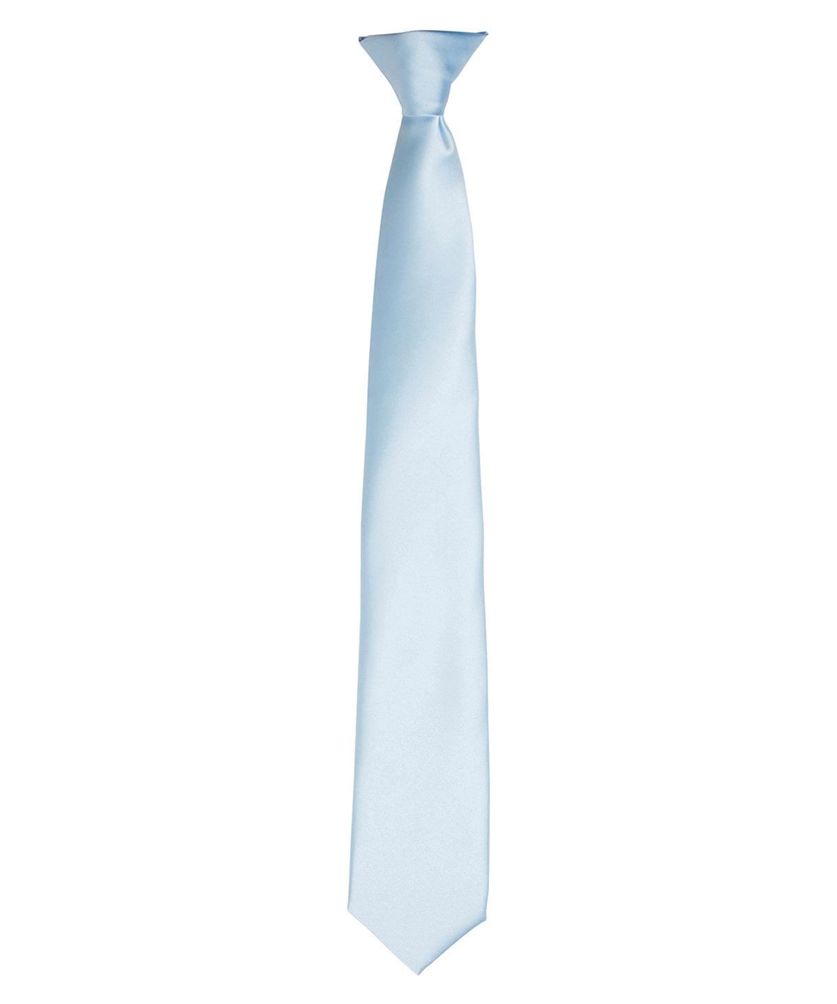 Premier Colours Satin ClipOn Tie for Unisex Adults