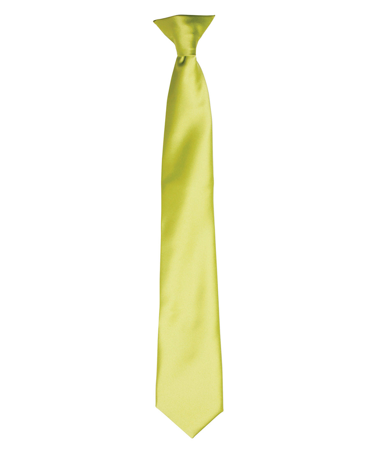 Premier Colours Satin ClipOn Tie for Unisex Adults
