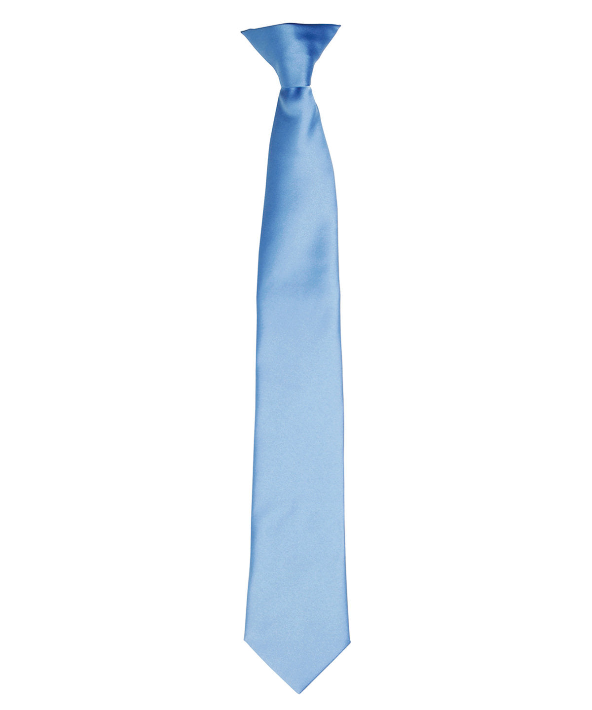 Premier Colours Satin ClipOn Tie for Unisex Adults