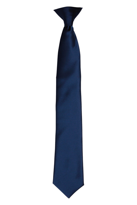 Premier Colours Satin ClipOn Tie for Unisex Adults
