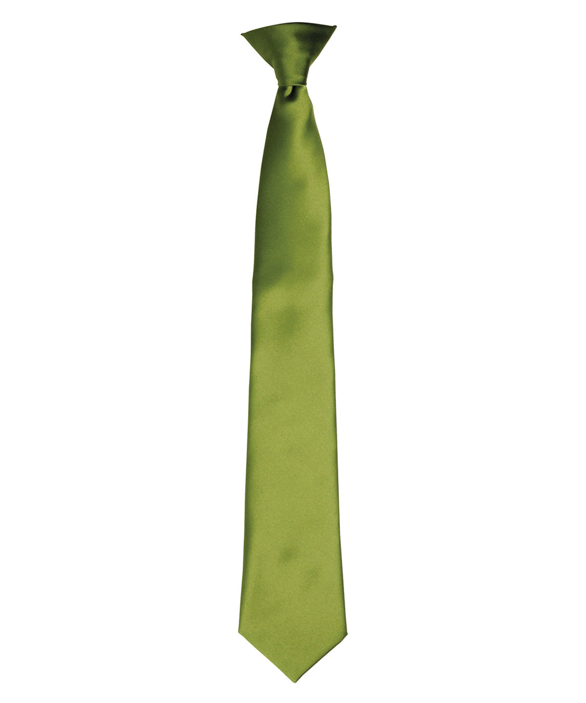 Premier Colours Satin ClipOn Tie for Unisex Adults
