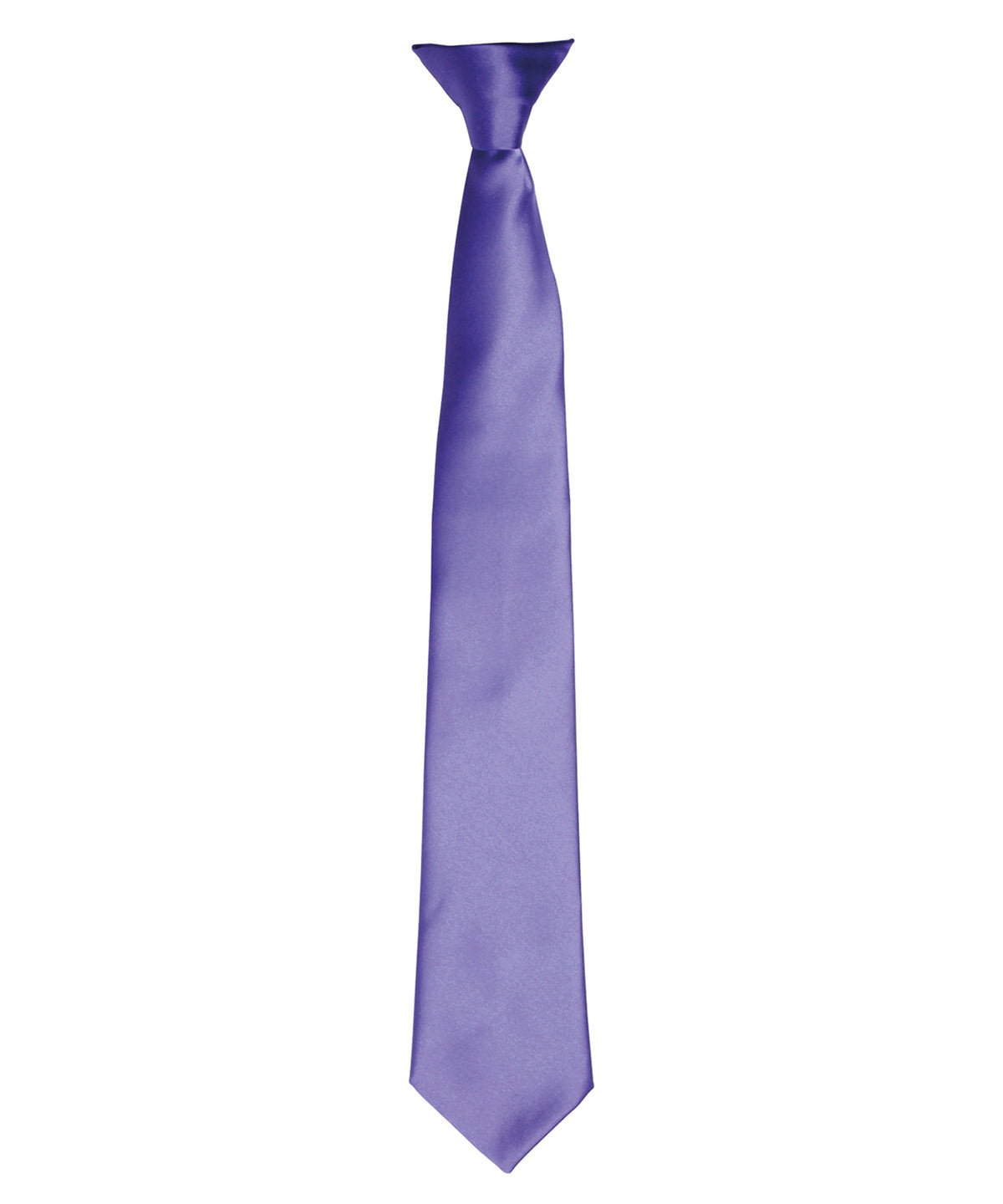 Premier Colours Satin ClipOn Tie for Unisex Adults