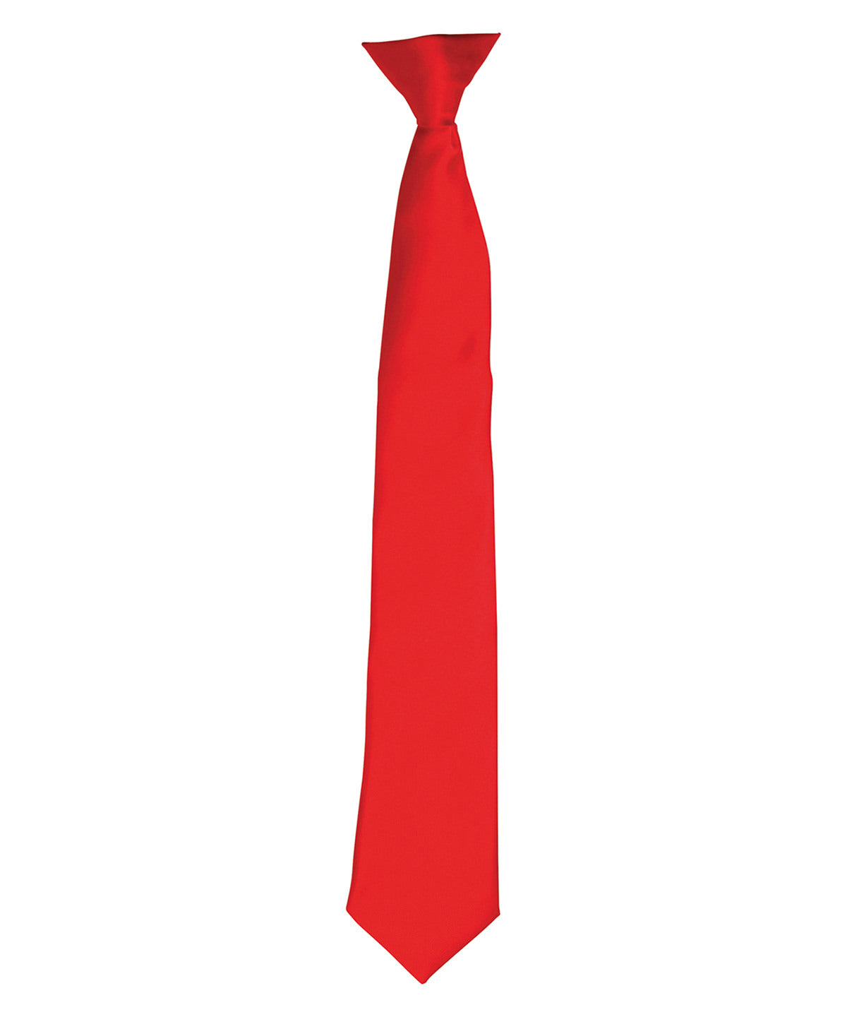 Premier Colours Satin ClipOn Tie for Unisex Adults