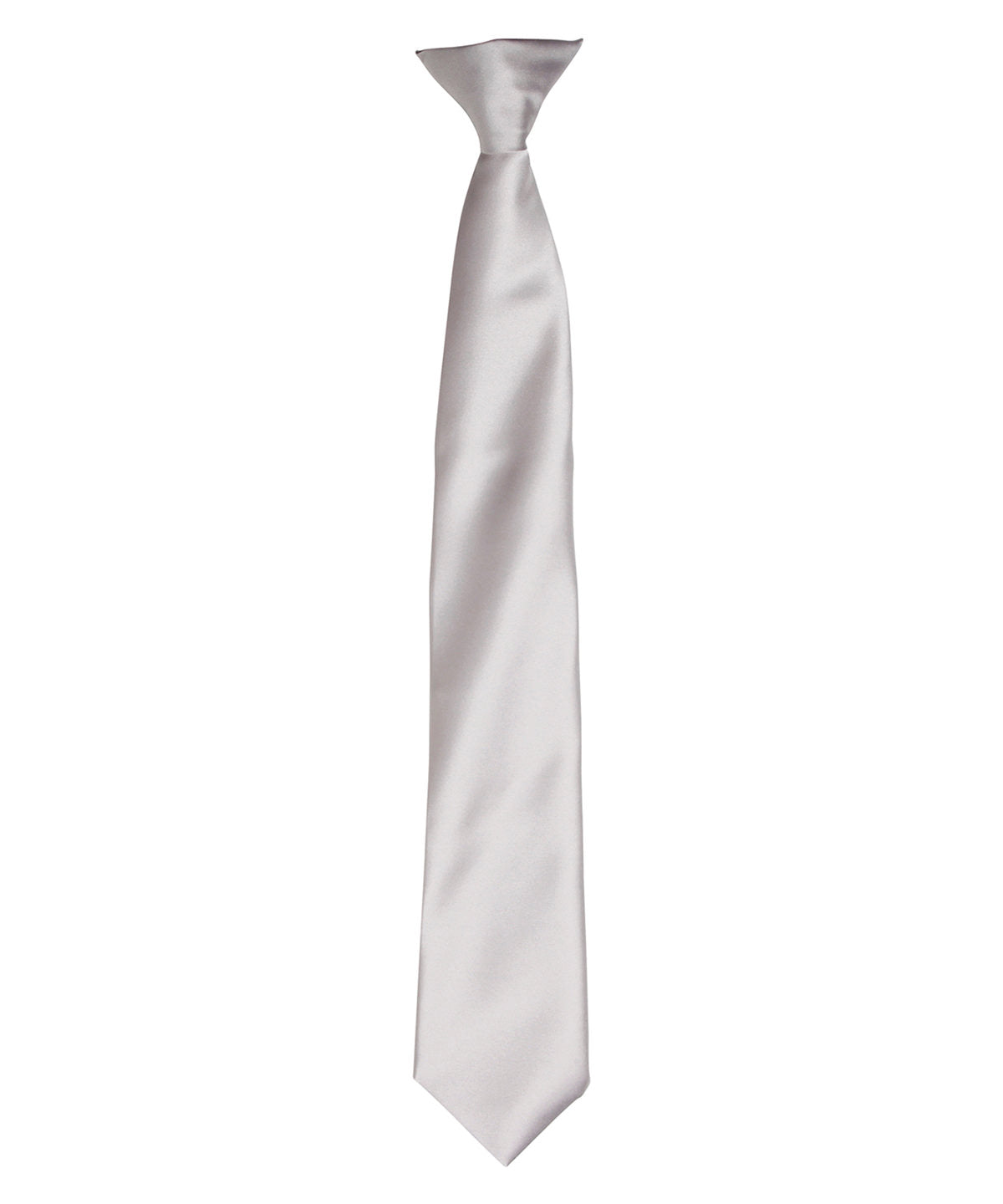 Premier Colours Satin ClipOn Tie for Unisex Adults