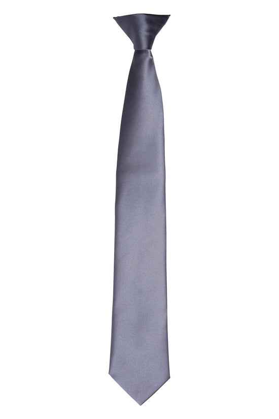 Premier Colours Satin ClipOn Tie for Unisex Adults