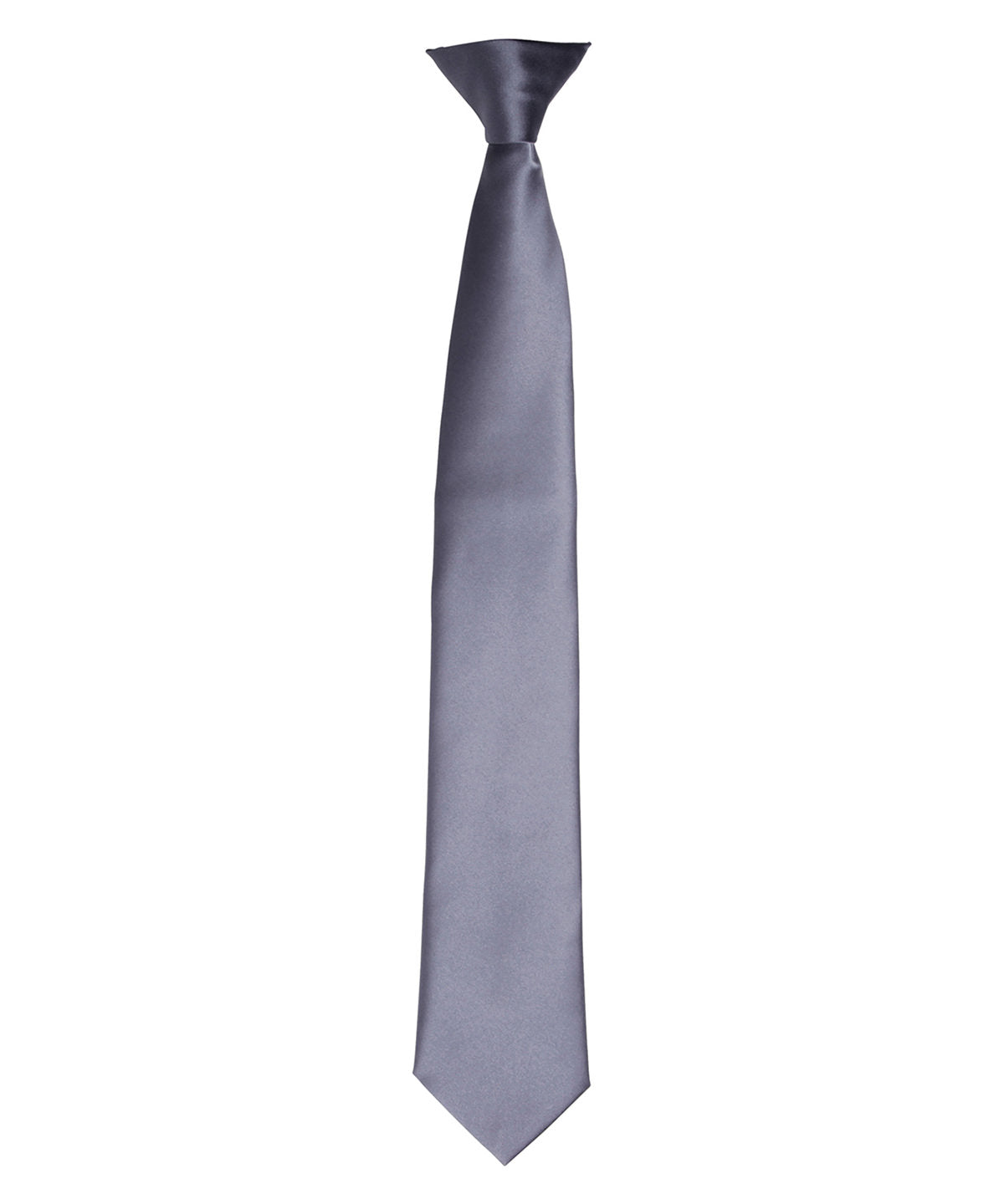Premier Colours Satin ClipOn Tie for Unisex Adults