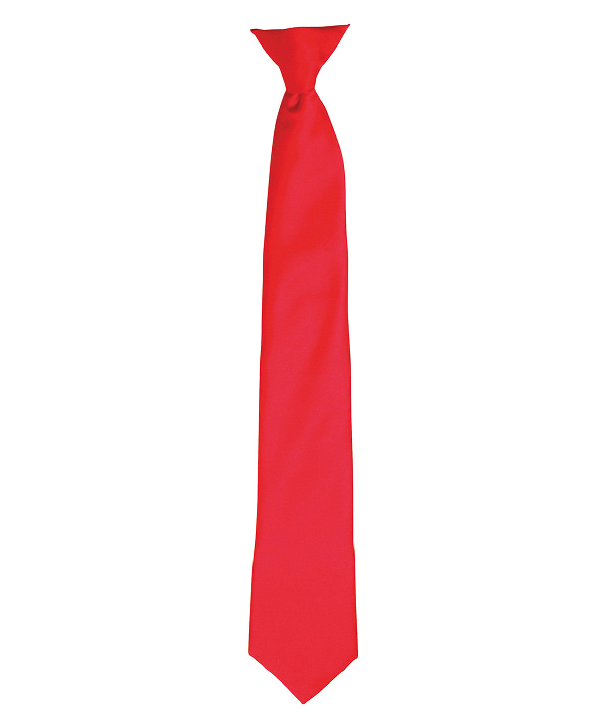 Premier Colours Satin ClipOn Tie for Unisex Adults