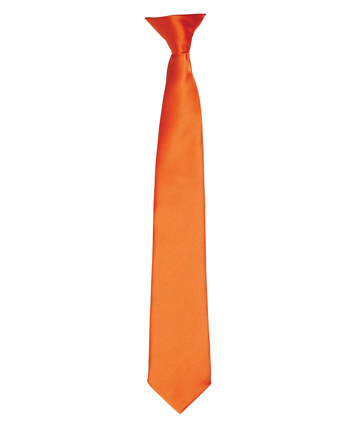 Premier Colours Satin ClipOn Tie for Unisex Adults