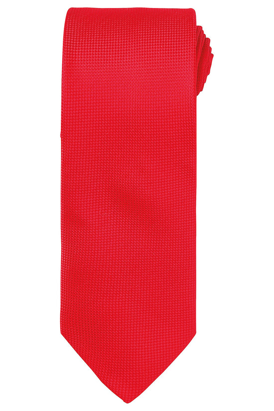 Premier Micro Waffle Pattern Unisex Tie Versatile Business Accessory