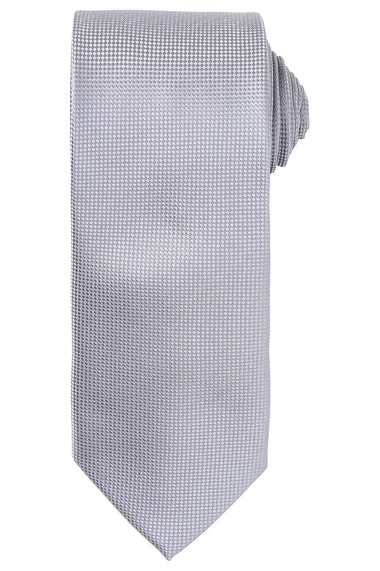 Premier Micro Waffle Pattern Unisex Tie Versatile Business Accessory