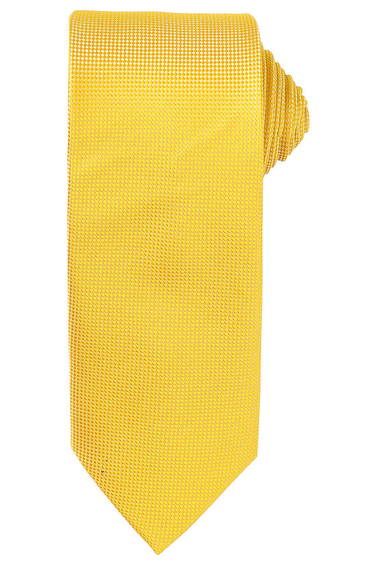 Premier Micro Waffle Pattern Unisex Tie Versatile Business Accessory