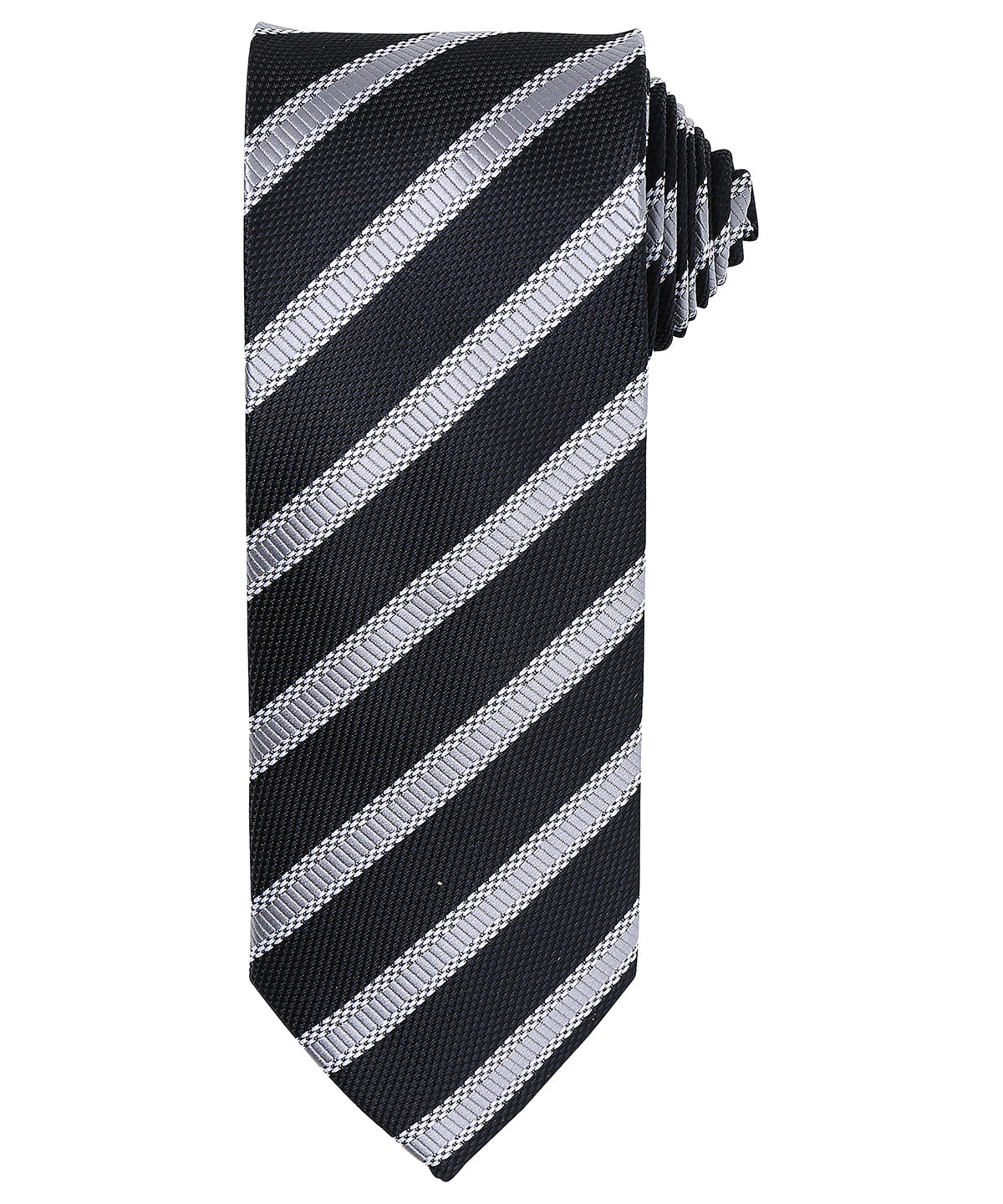 Premium Waffle Stripe Tie Unisex Adult Business Shirt Accessory