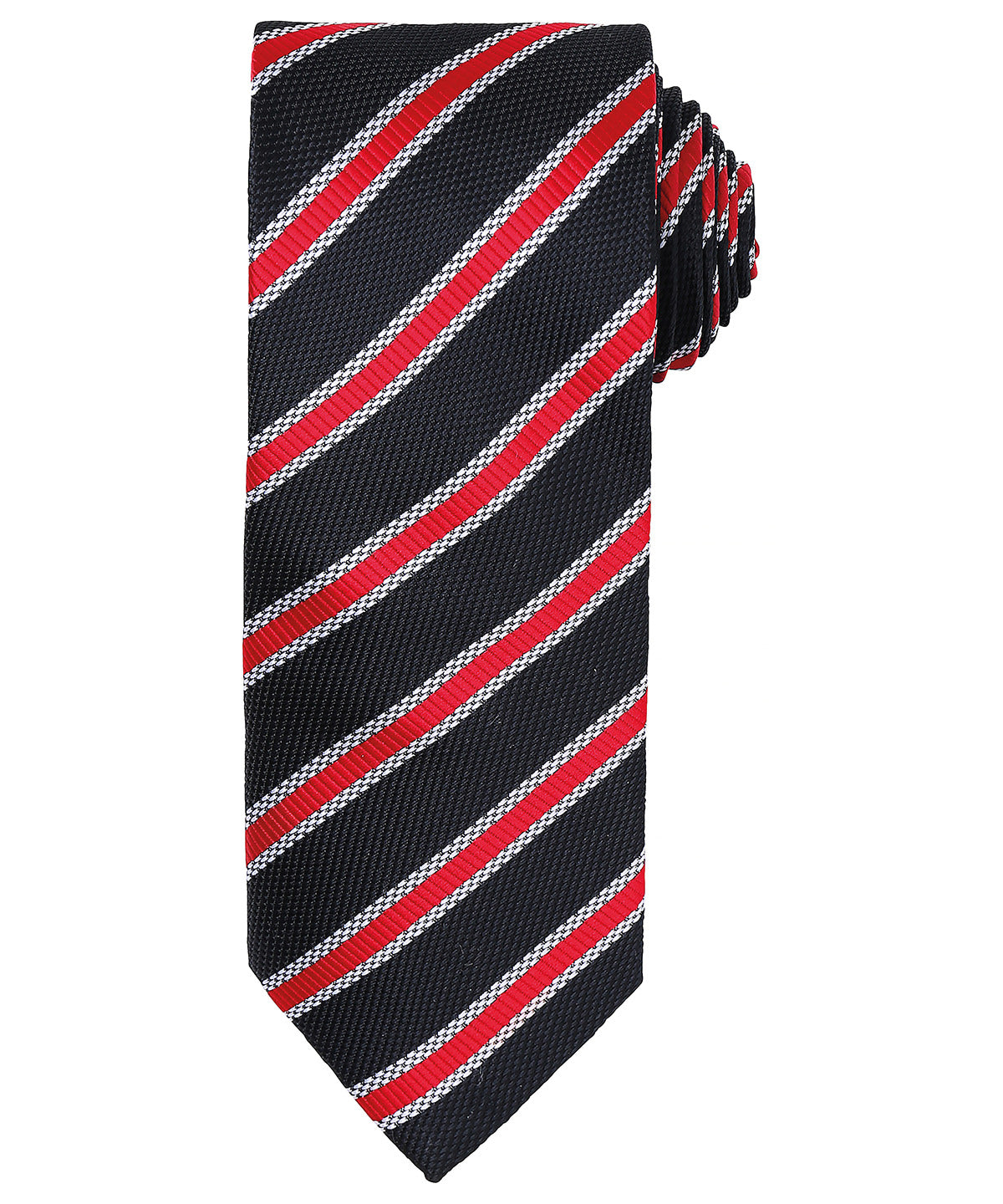 Premium Waffle Stripe Tie Unisex Adult Business Shirt Accessory