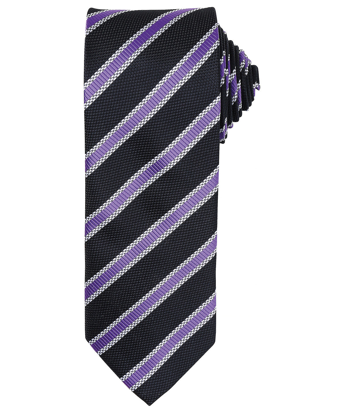 Premium Waffle Stripe Tie Unisex Adult Business Shirt Accessory