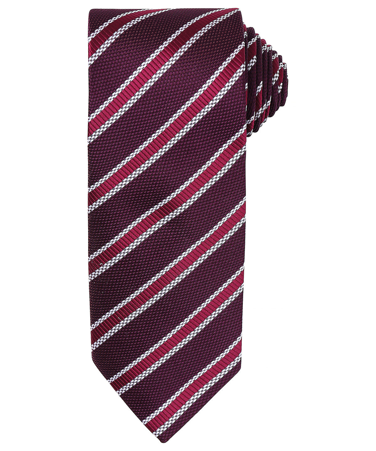 Premium Waffle Stripe Tie Unisex Adult Business Shirt Accessory