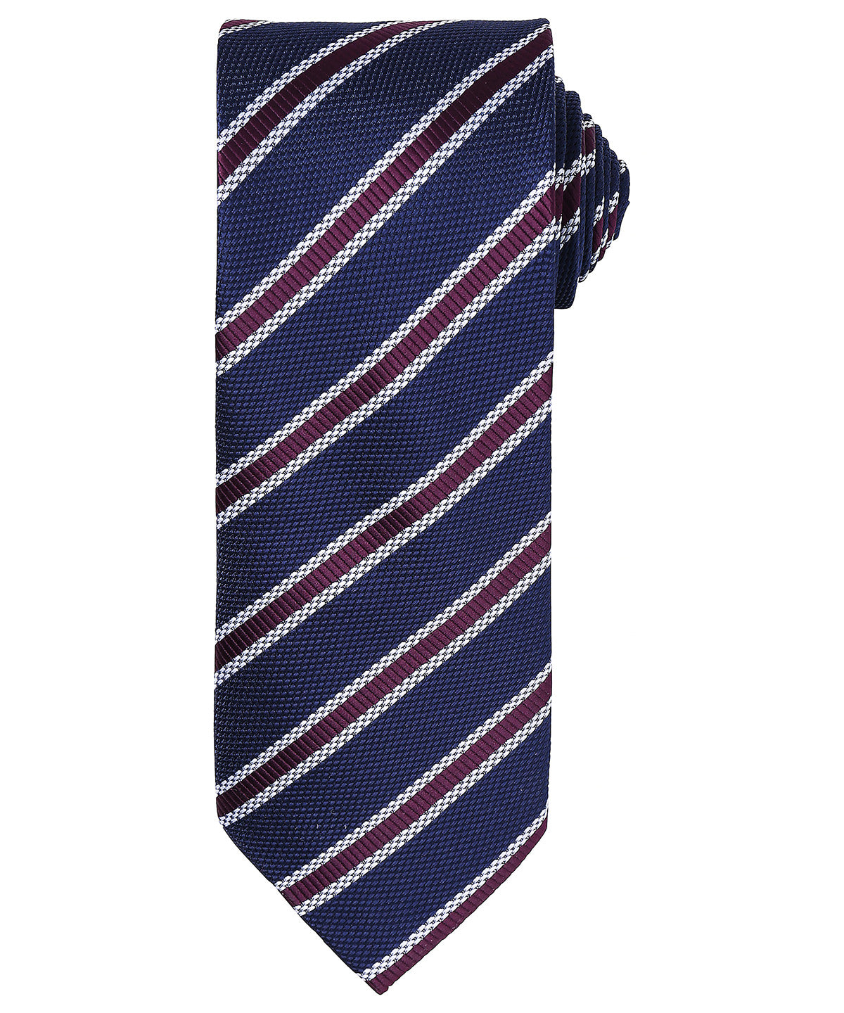 Premium Waffle Stripe Tie Unisex Adult Business Shirt Accessory