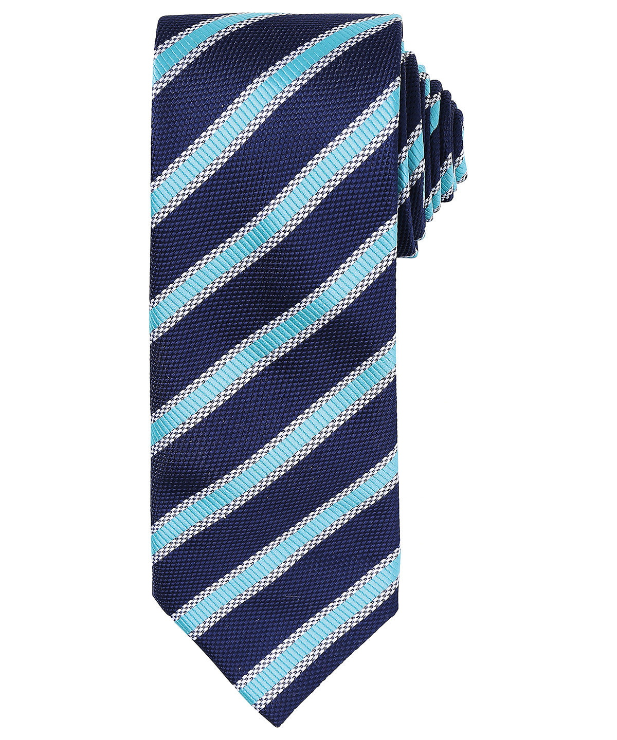 Premium Waffle Stripe Tie Unisex Adult Business Shirt Accessory