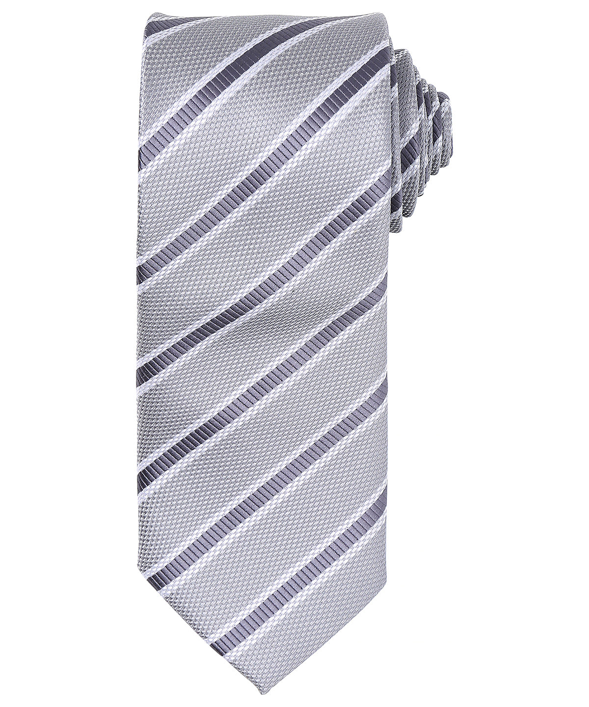 Premium Waffle Stripe Tie Unisex Adult Business Shirt Accessory