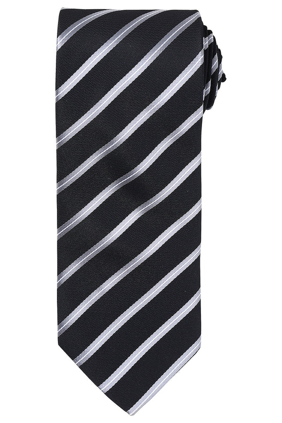 Premier Sports Stripe Tie for Unisex Adults Classic Teamwear Piece