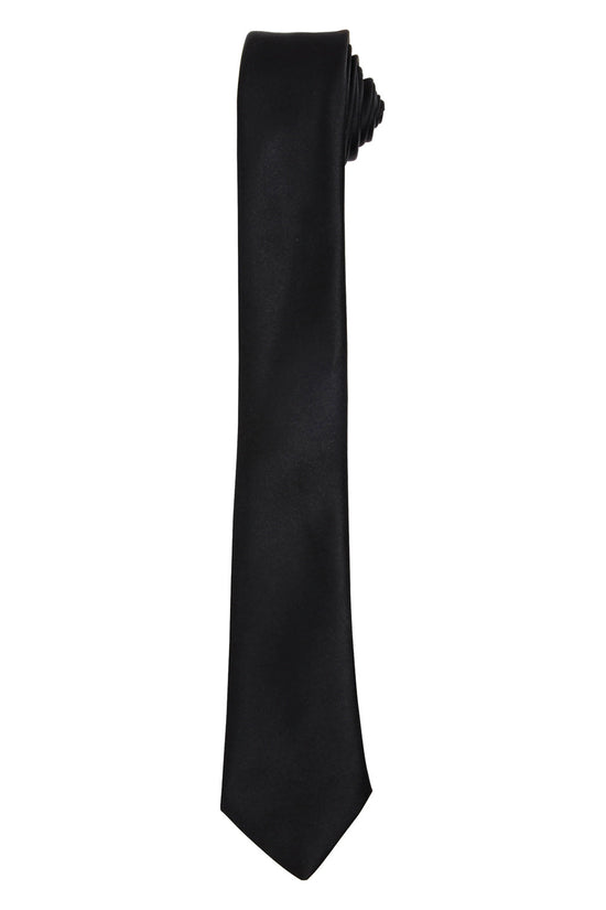 SlimLine Retro Style Tie in Satin Weave 5cm