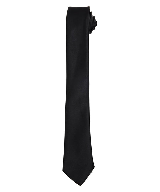 SlimLine Retro Style Tie in Satin Weave 5cm